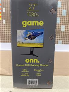 onn. 100094417 27 Curved FHD Gaming Monitor - 1080p, 165Hz Refresh Rate